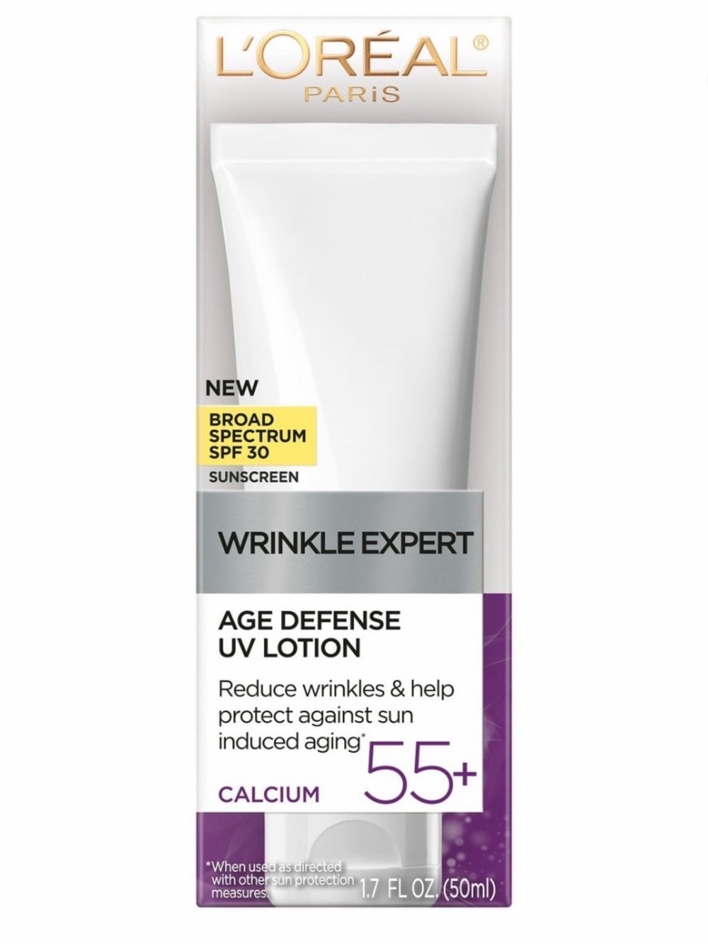 Wrinkle Expert 55+ Age Defense UV Lotion SPF 30 1.7 oz